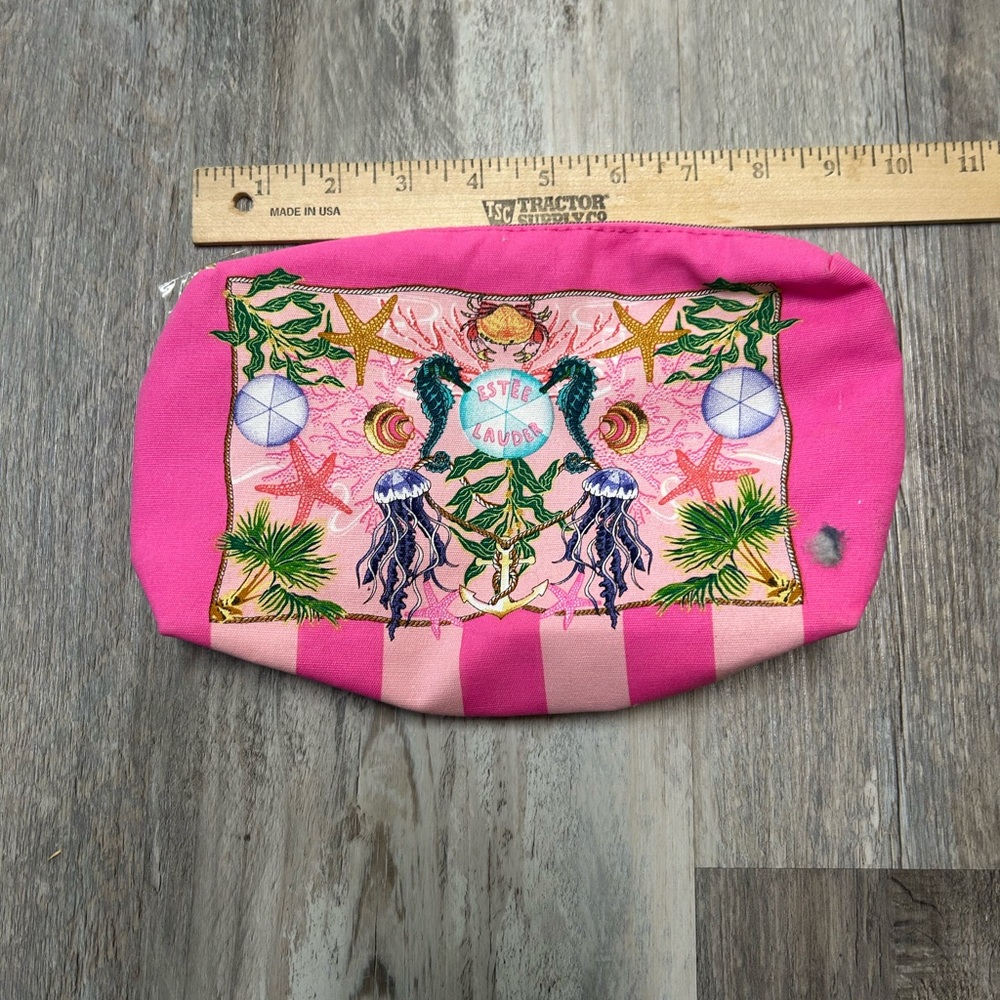 Estee Lauder Vibrant Pink Travel Pouch